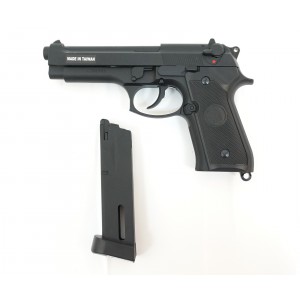 Страйкбольный пистолет KJW Beretta M9 CO2 GBB, металл (M9.CO2)